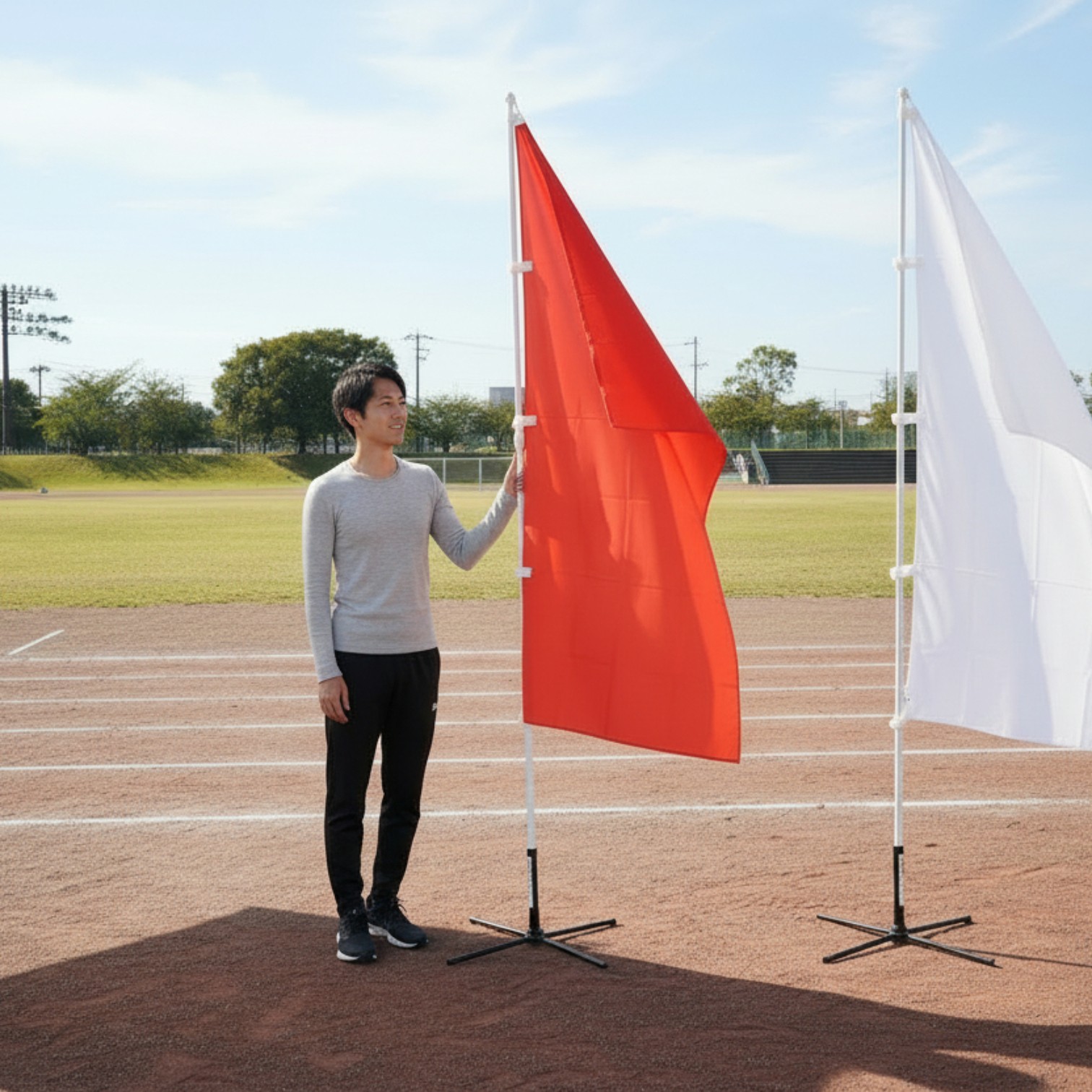 チームのぼり旗（ポール・土台付き／全19色）